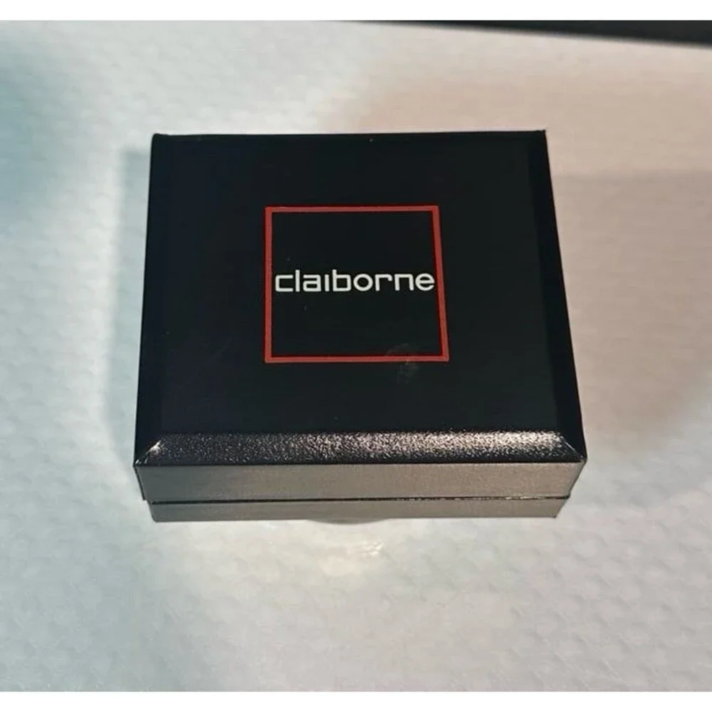 Claiborne Silver-tone Crossover Cufflinks